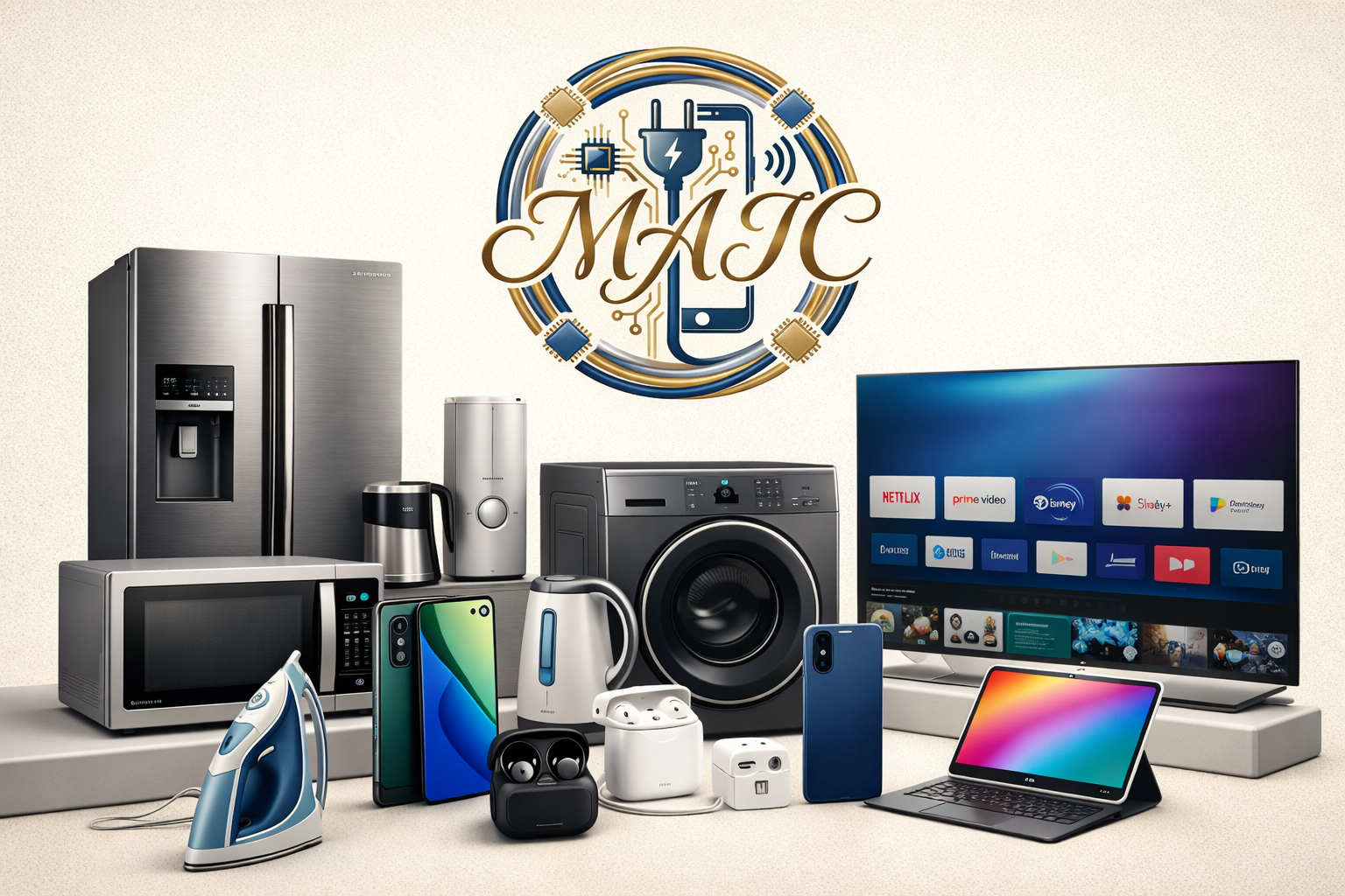 أجهزة كهربائية وإلكترونية وهواتف